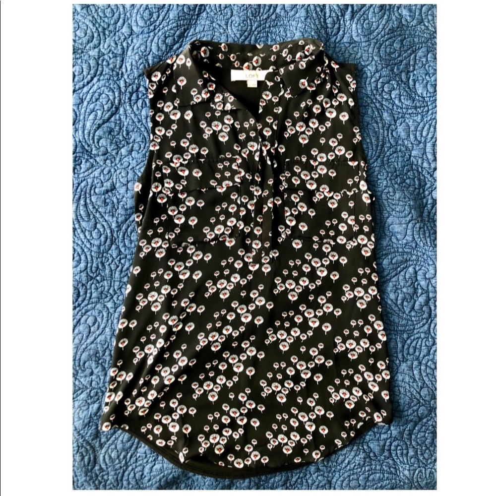 Sleeveless float dress shirt